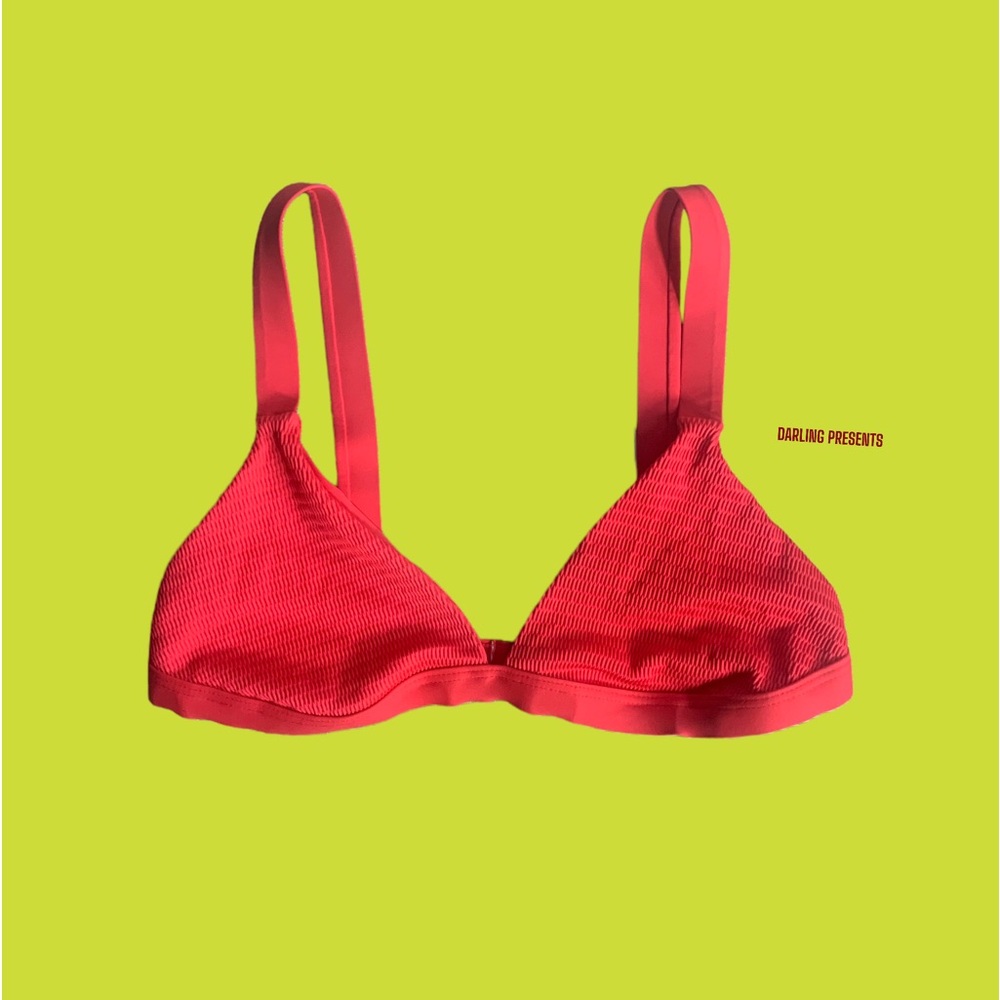 Vitamin A Moss Bralette Swim Top Women Color Marisol Biosulpt Size 12/D/XL